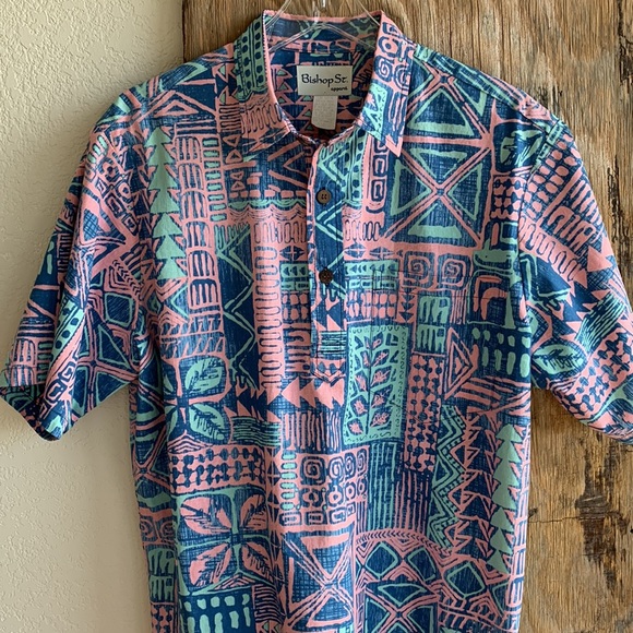 Bishop Street Hawaii Aloha Shirt - Pullover - Large - Picture 3 of 14